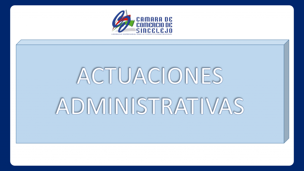 Imagen alusiva a una actuación administrativa