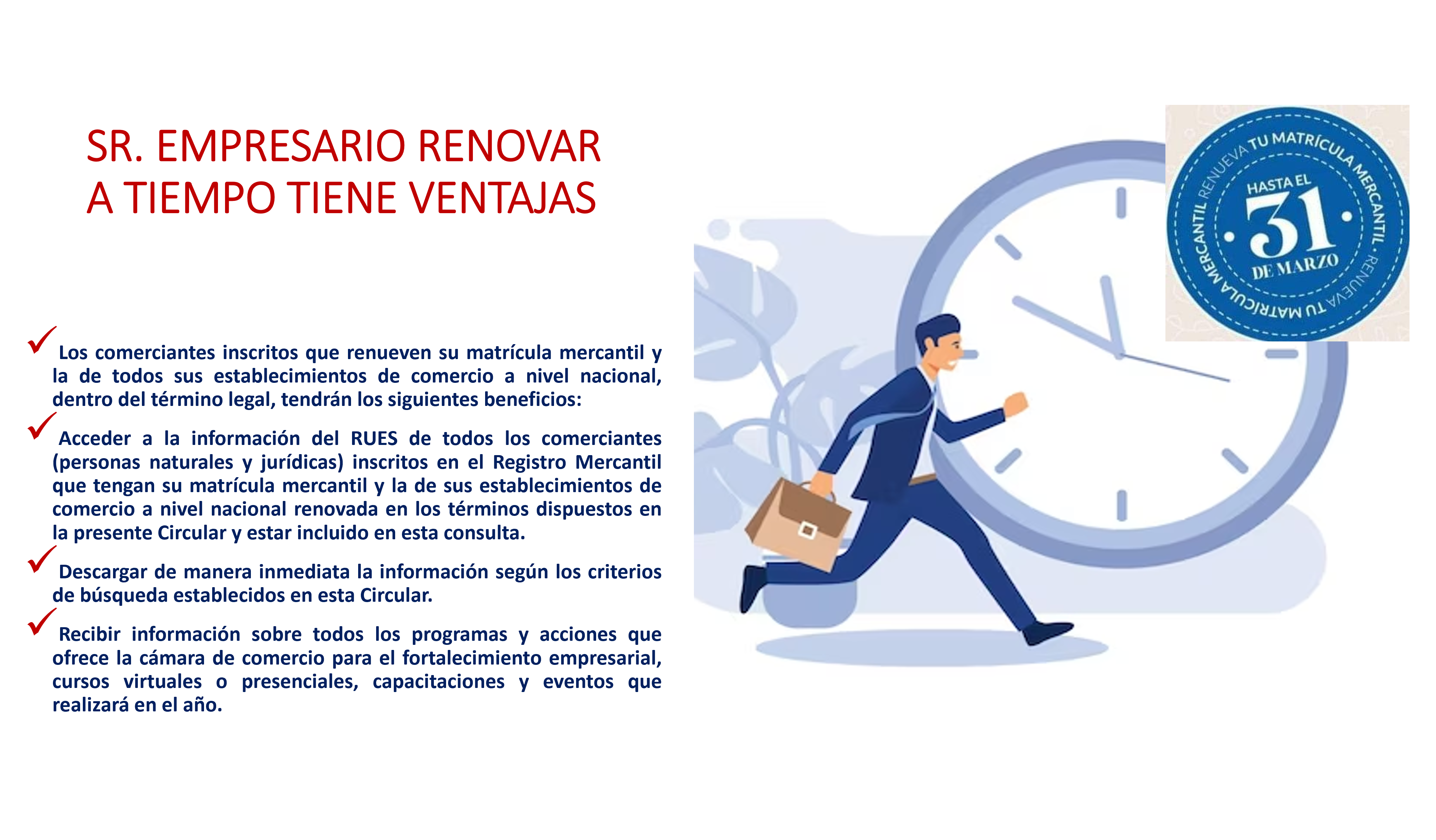 imagen alusiva beneficio renovar a tiempo