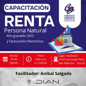 imagen alusiva a capacitacion renta persona natural