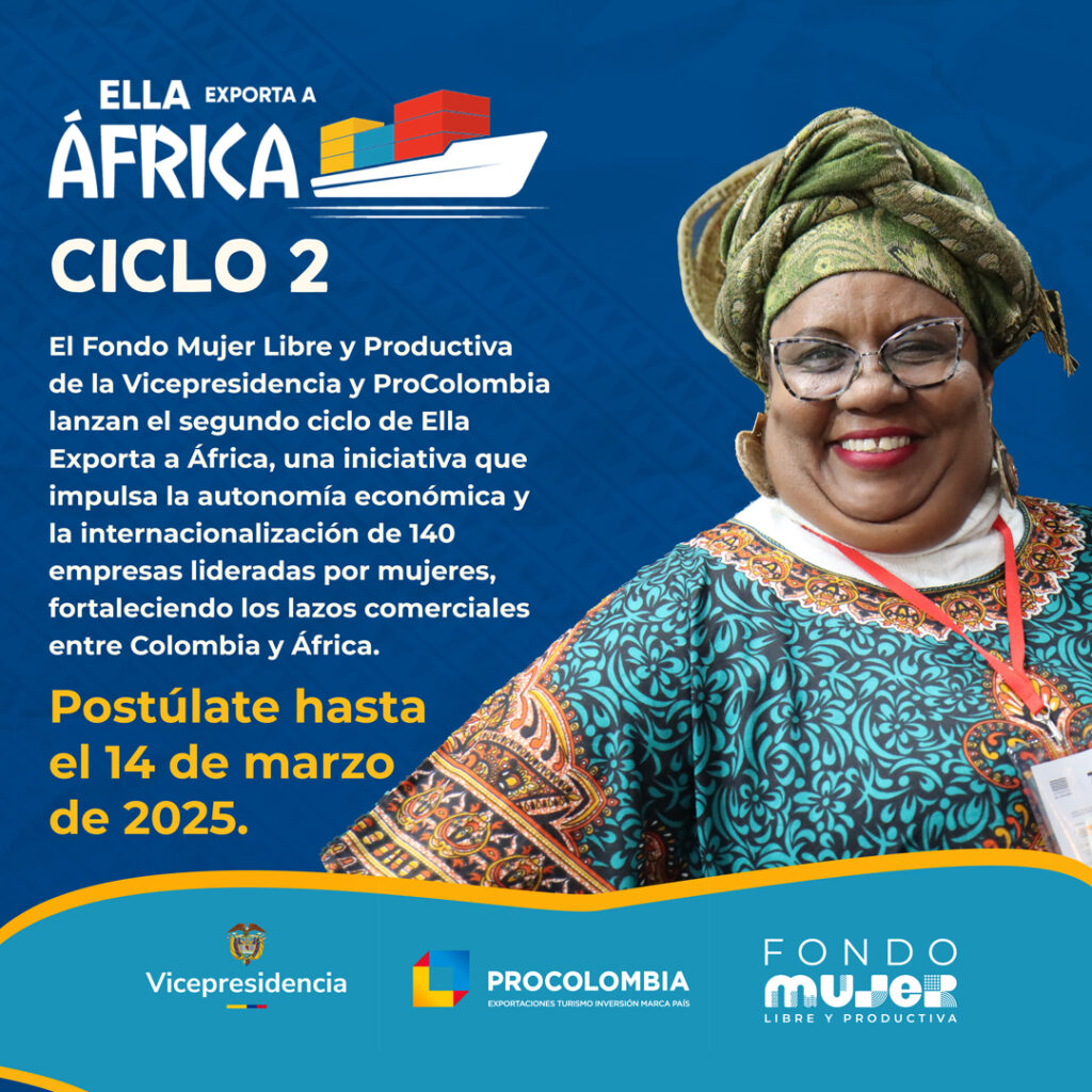 imagen alusiva a convocatoria ELLA EXPORTA AFRIKA