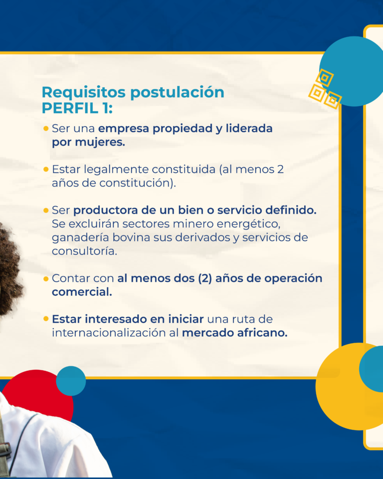 imagen alusiva a convocatoria ELLA EXPORTA AFRIKA_REQUISITOS PERFIL1
